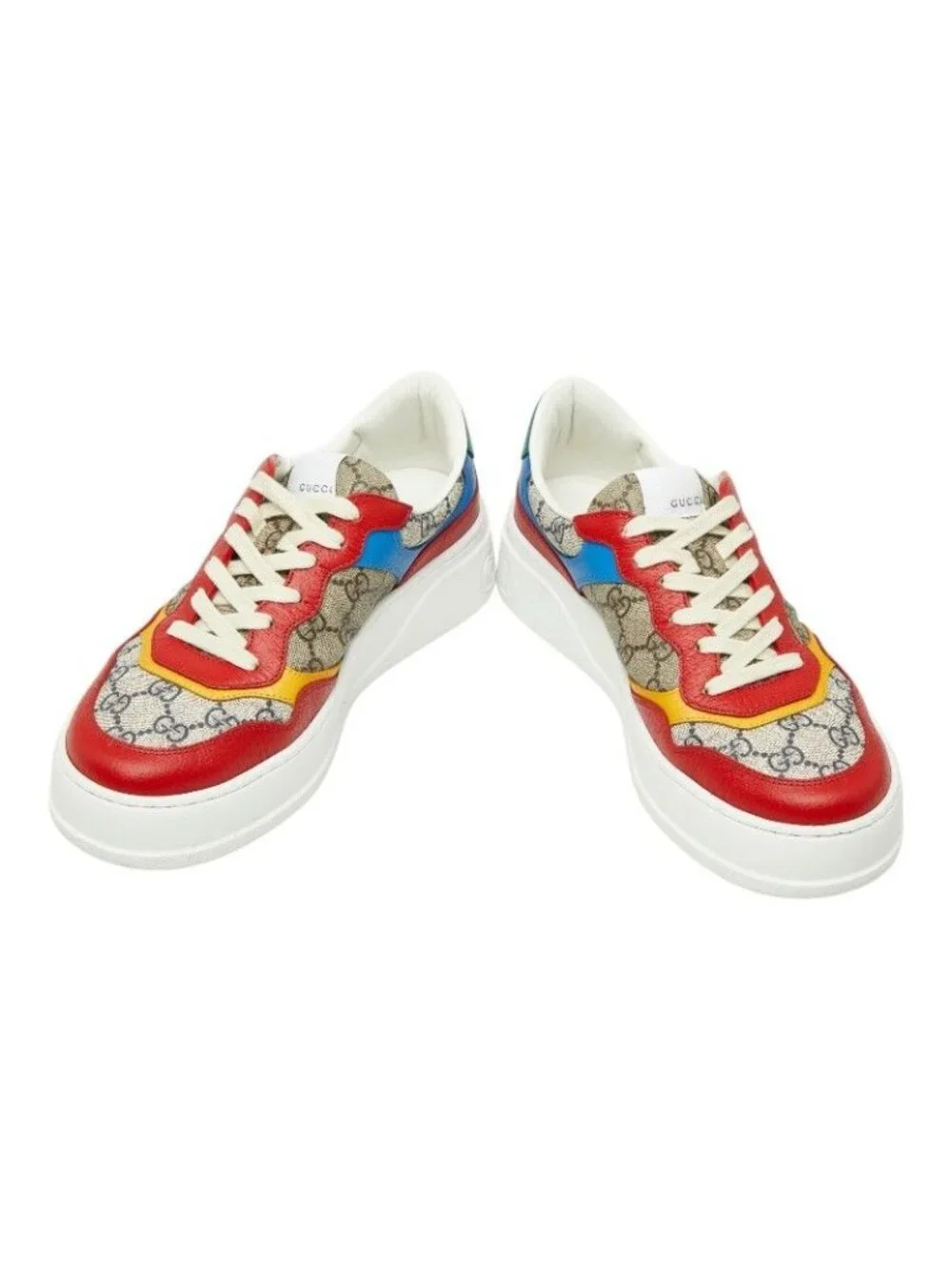 Gucci GG Supreme Low Cut Sneakers 7.5 Multicolor - Picture 4 of 10